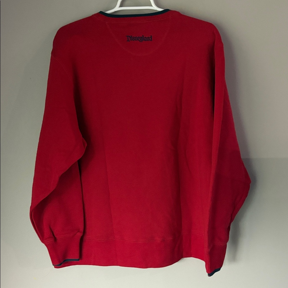 VINTAGE DISNEYLAND Red Crewneck Graphic Sweatshirt - Picture 5 of 7